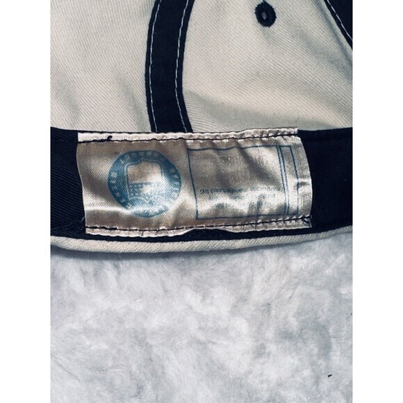 Pittsburgh Steelers Script NFL Embroidered Strapback Cap Twins Enterprise Beige - Picture 5 of 5